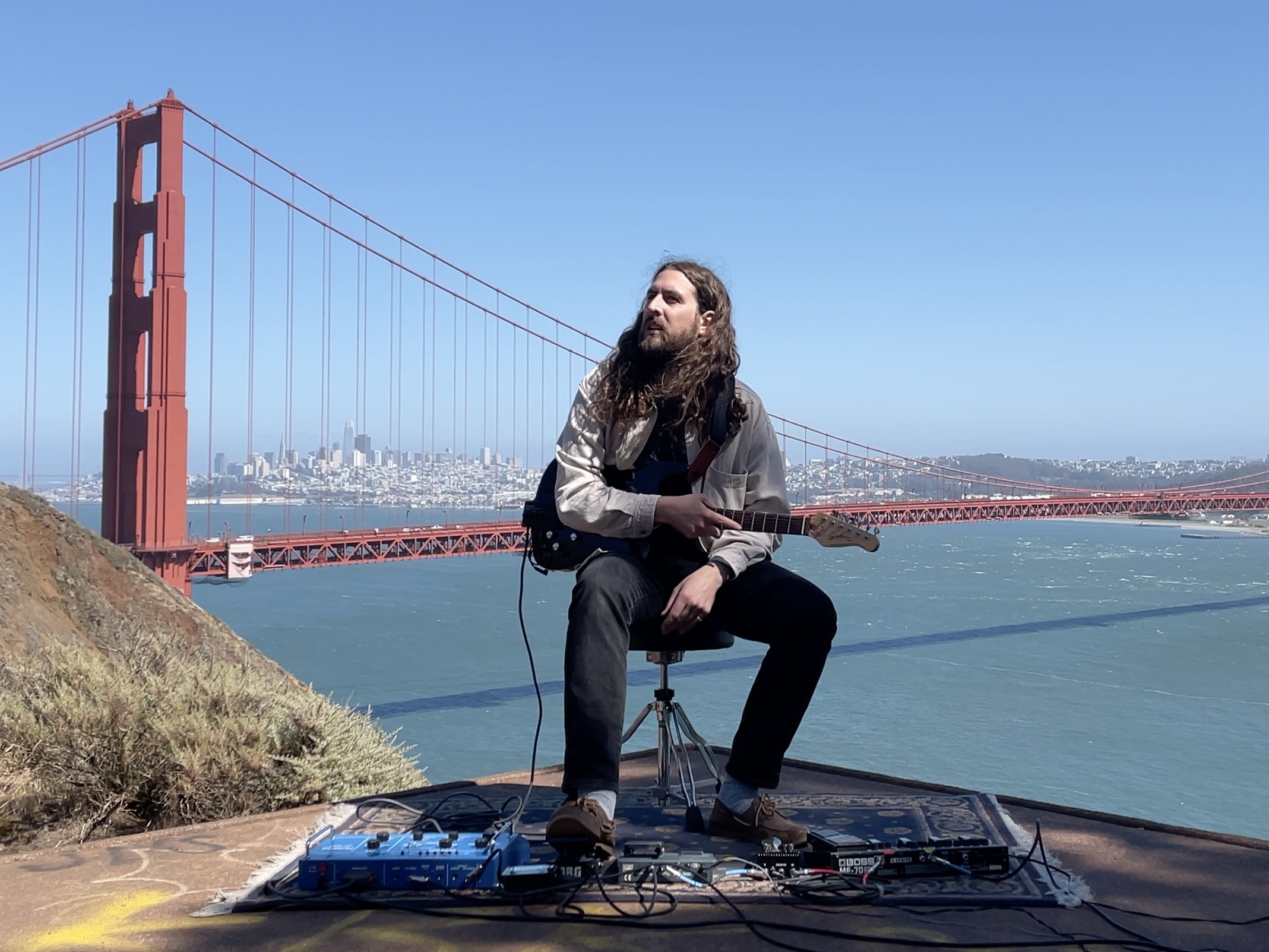 Featured image for “This Musician’s Unlikely Duet Partner? The Golden Gate Bridge”