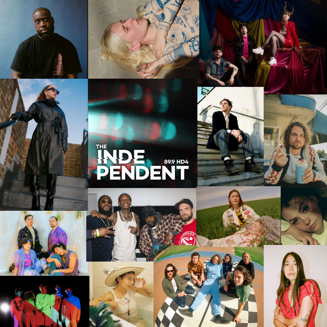 Collage of artists played on The Independent