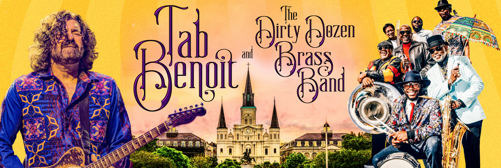 Featured image for “Tab Benoit & The Dirty Dozen Brass Band”