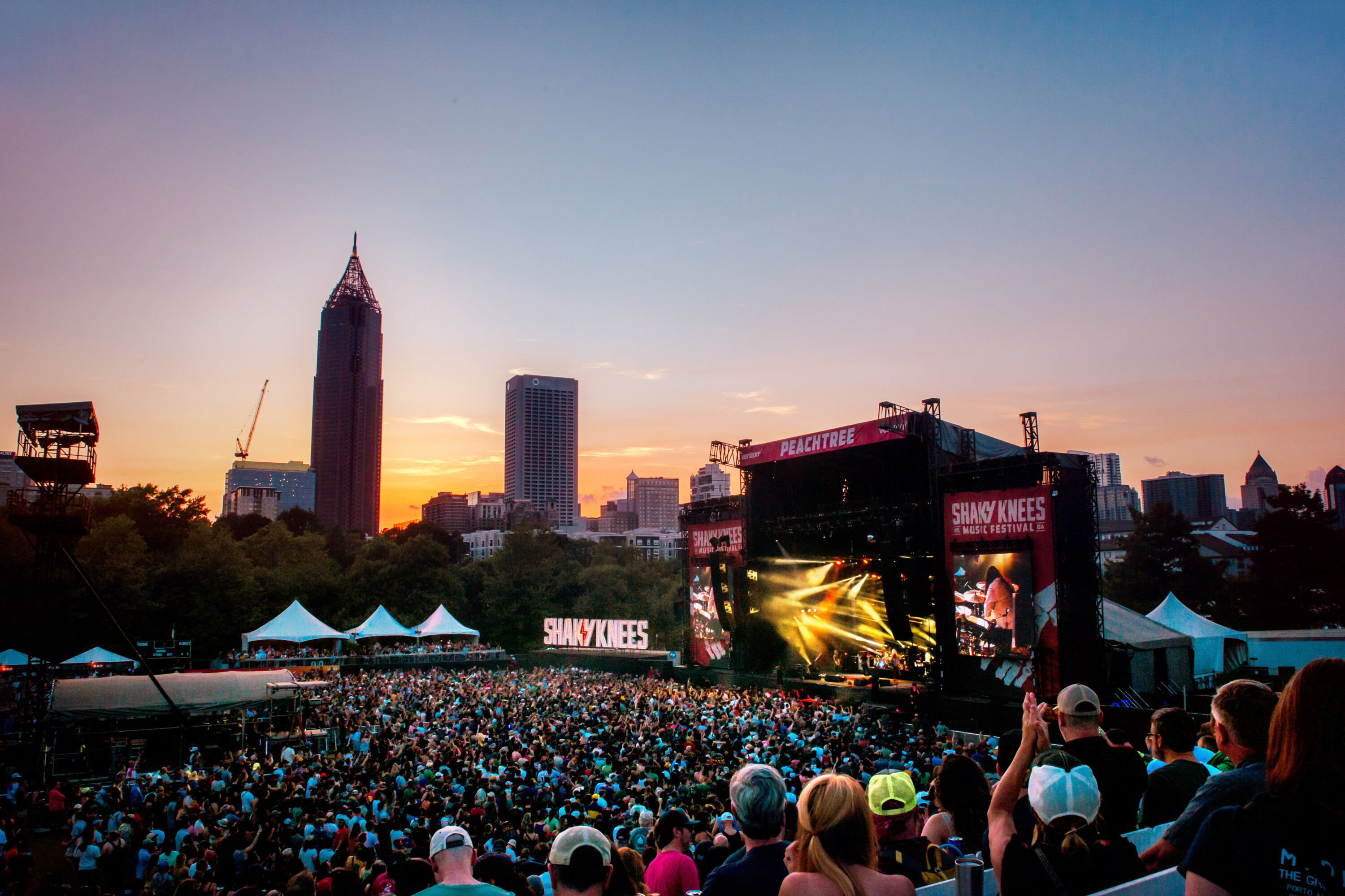 Shaky Knees festival at Sunset