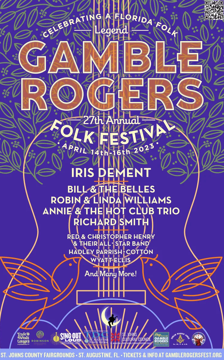 The Gamble Rogers Folk Festival JME Live Music Calendar