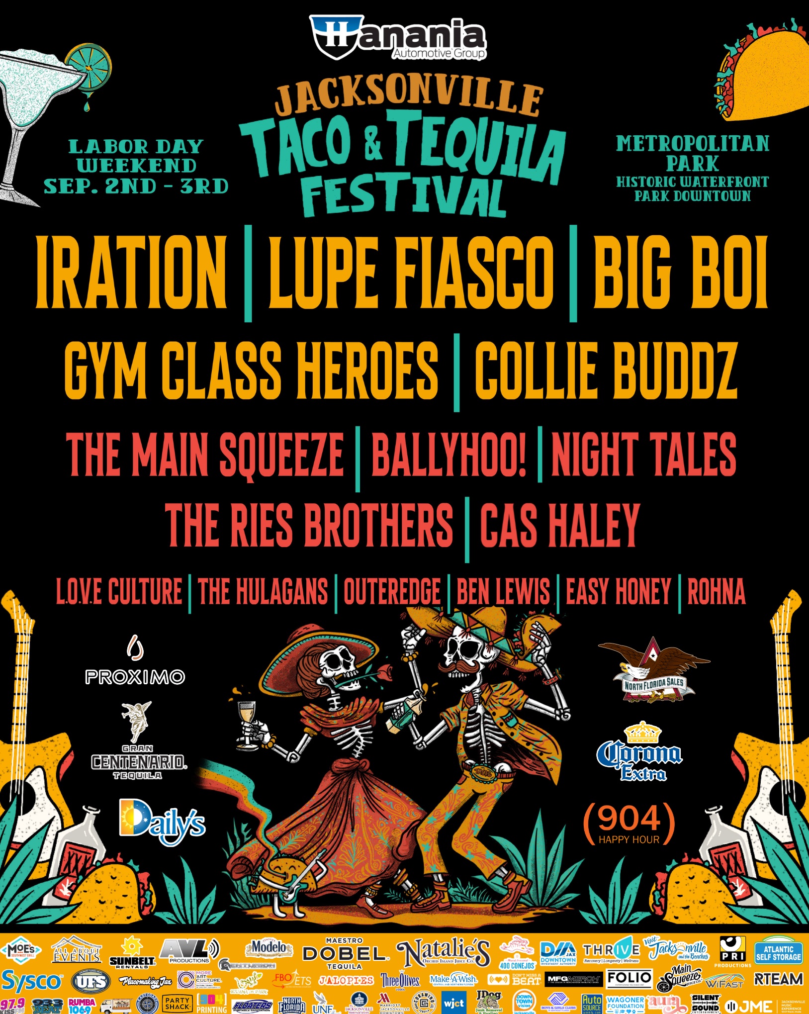 Jacksonville Taco & Tequila Festival Day One JME Live Music Calendar