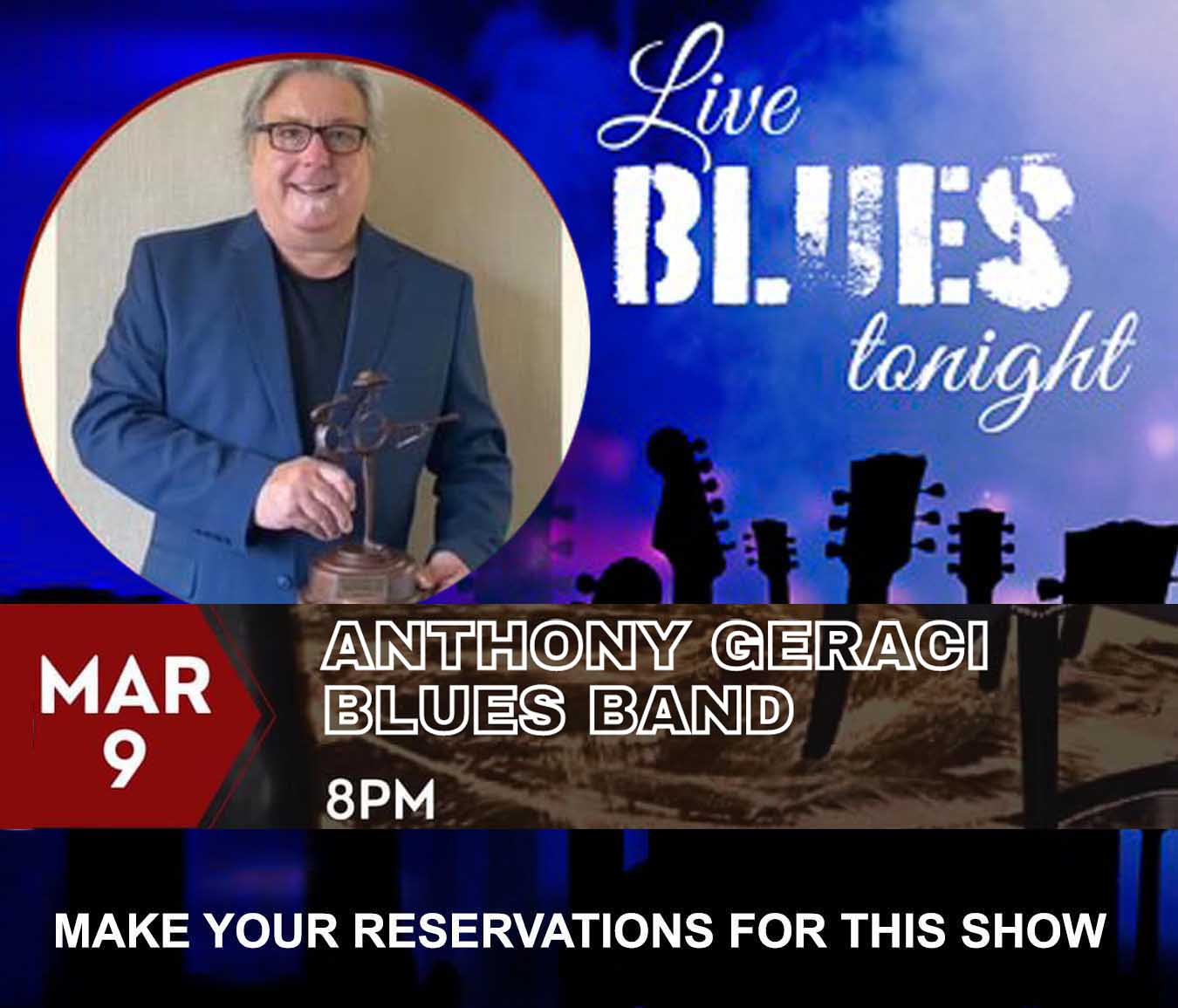 The Anthony Geraci Blues Band JME Live Music Calendar